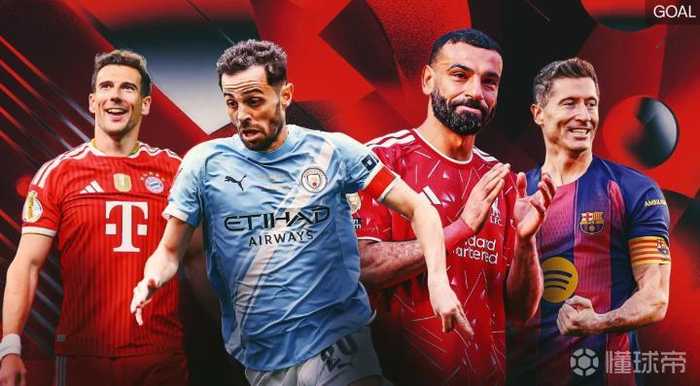 Goal盘点今夏20名自由身球星：利物浦3人，曼城皇马巴萨各2人